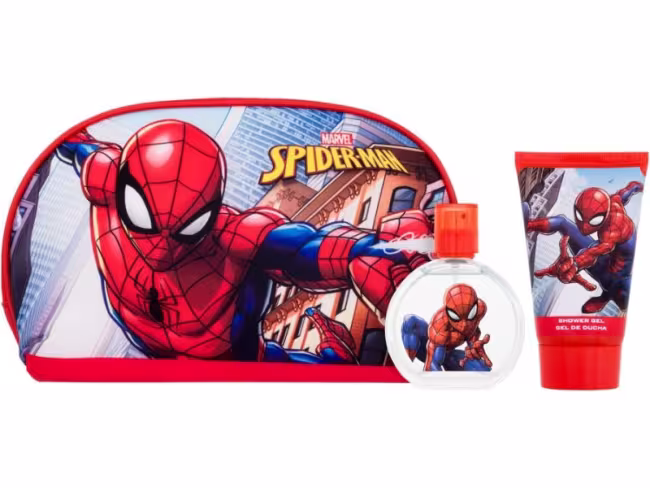 EP Line Spiderman - EDT 50 ml + sprchový gél 100 ml + kozmetická taška