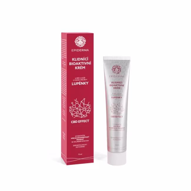 EPIDERMA Bioaktivny CBD krém pri Lupienke 75 ml
