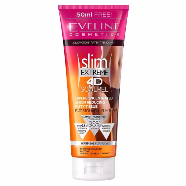 EVELINE Slim Extreme 4D Scalpel Superkoncentrované sérum redukujúce tukové tkanivo 250 ml