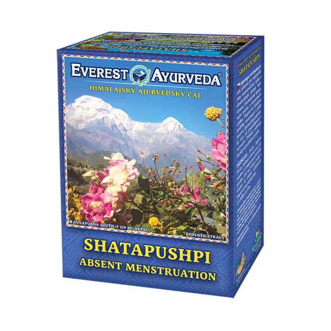 EVEREST AYURVEDA Shatapushpi pri absencii menštruácie sypaný čaj 100 g
