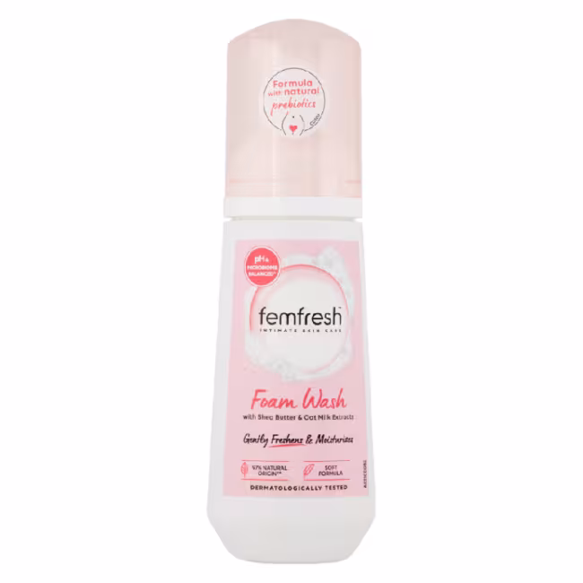 FEMFRESH Intímna umývacia pena s výťažkami z bambuckého masla 150 ml