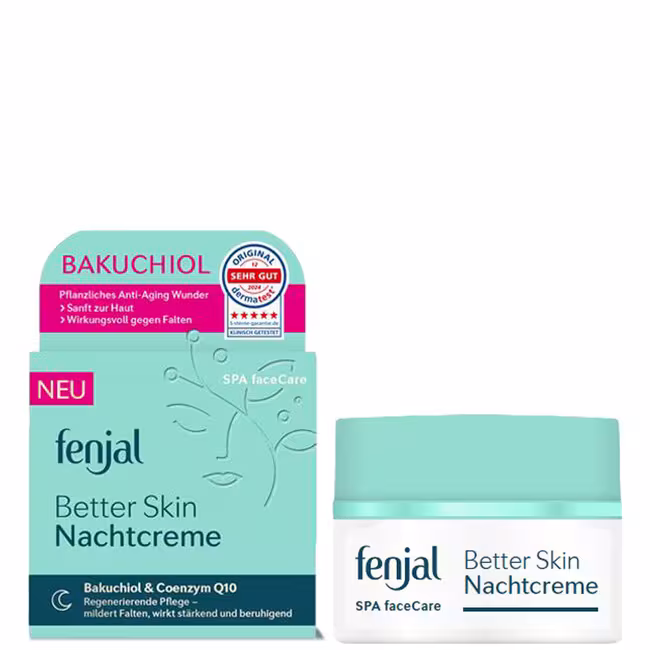 Fenjal Better Skin nočný krém 50 ml, Nočný krém s čistým bakuchiolom & koenzýmom Q10