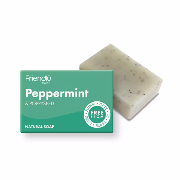 Friendly Soap Prírodné mydlo - Mäta a mak, 95 g