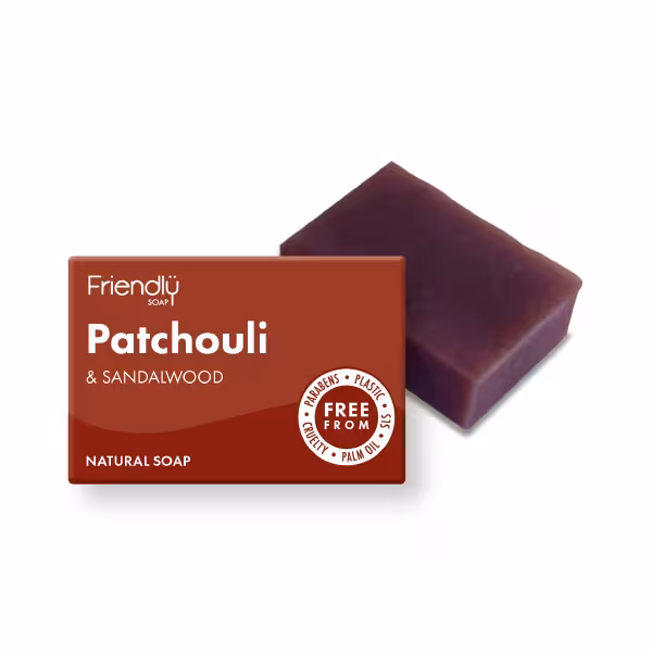 Friendly Soap Prírodné mydlo - Pačuli a santalové drevo, 95 g