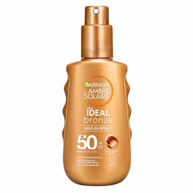 GARNIER Ambre Solaire Ideal Bronze SPF50 Opaľovacie mlieko 150 ml