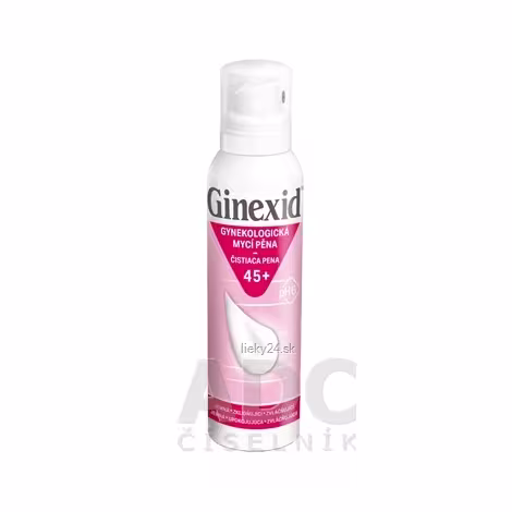 GINEXID gynekologická čistiaca pena 45+