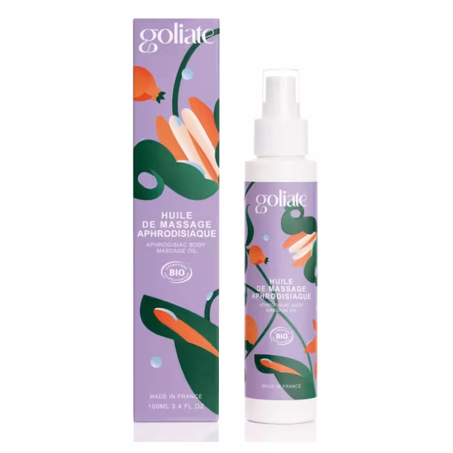 GOLIATE Afrodiziakálny masážny olej BIO 100 ml