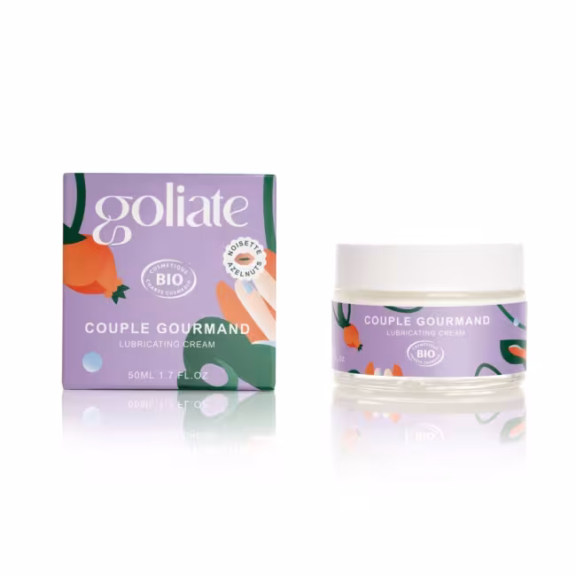GOLIATE Jedlý masážny a lubrikačný olej 2v1 The Gourmet Couple BIO 50 ml