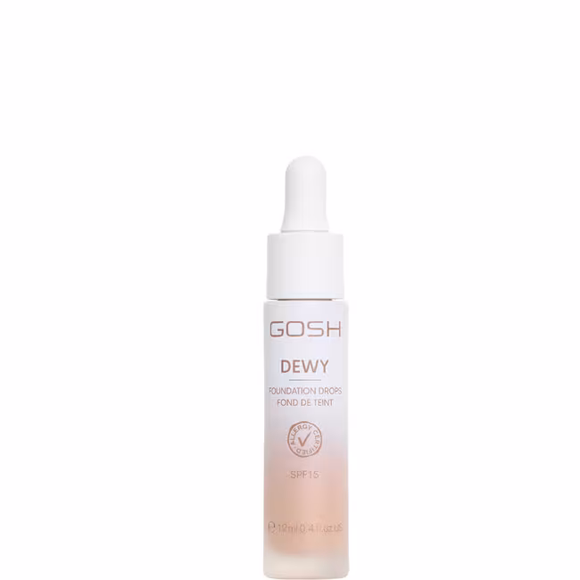 Gosh Dewy Foundation Drops make-up 12 ml, 008 Tan