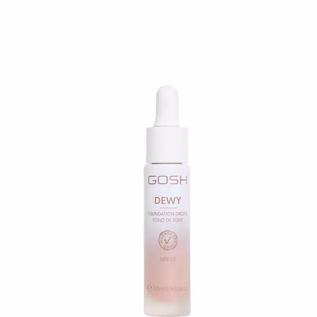 Gosh Dewy Foundation Drops make-up 12 ml, 010 Deep