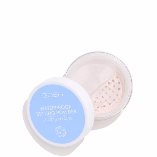 Gosh Waterproof Setting Powder vodoodolný fixačný púder 7 g, 01 Transparent