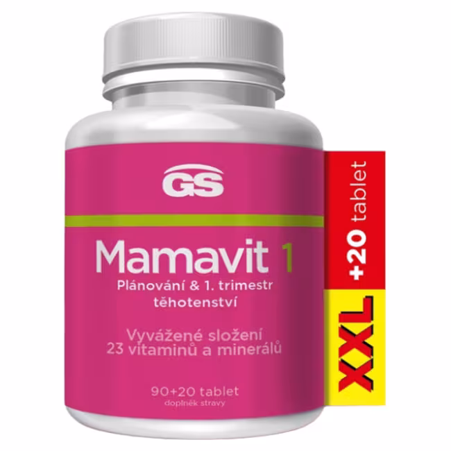 GS Mamavit 1 Plánovanie a 1 trimester XXL 90 + 20 tabliet