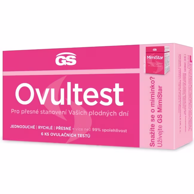 GS Ovultest ovulačné testy 6 kusov