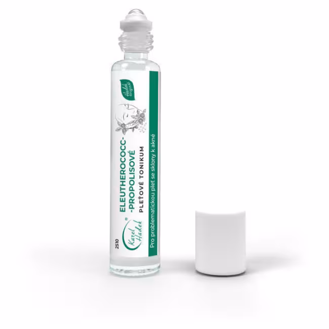 KAREL HADEK Eleutherococc-propolisové Roll-on Pleťové tonikum na lokálne ošetrenie 10 ml
