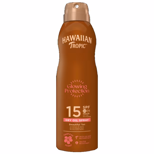 HAWAIIAN Tropic Olej na opaľovanie 177ml sprej SPF 15