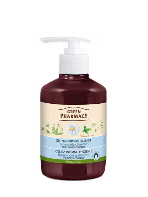 Gél na intímnu hygienu pre citlivú pokožku Green Pharmacy  370 ml