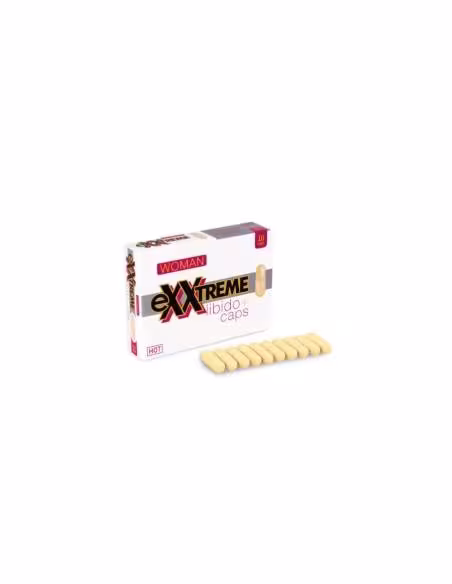 Hot exxtreme - kapsuly na podporu libida pre ženy - výživový doplnok - 10 ks