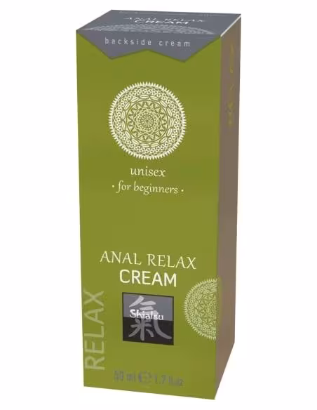 HOT Shiatsu - análny lubrikačný krém - relaxačný účinok - 50 ml