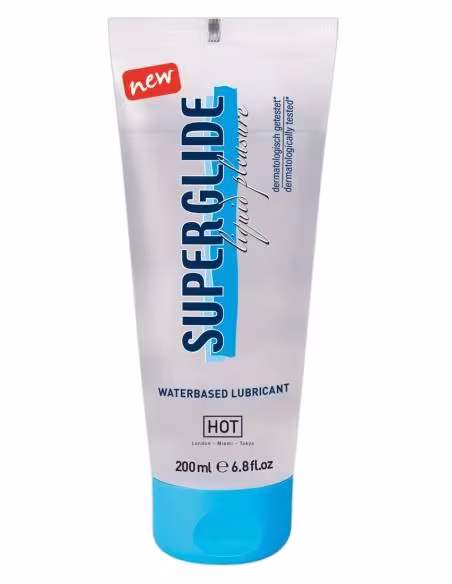 HOT Superglide - lubrikant na vodnej báze - 200ml