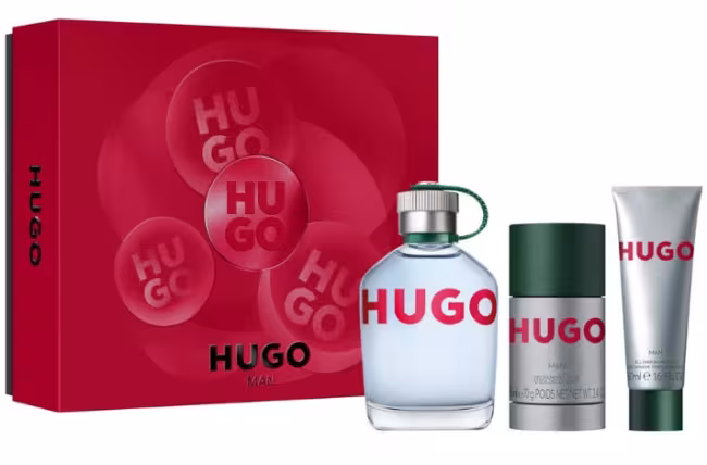 Hugo Boss Hugo Man - EDT 125 ml + tuhý dezodorant 75 ml + sprchový gél 50 ml