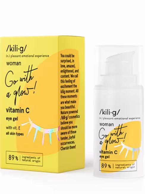 Očný gél s vitamínom C a E KILIG 15 ml