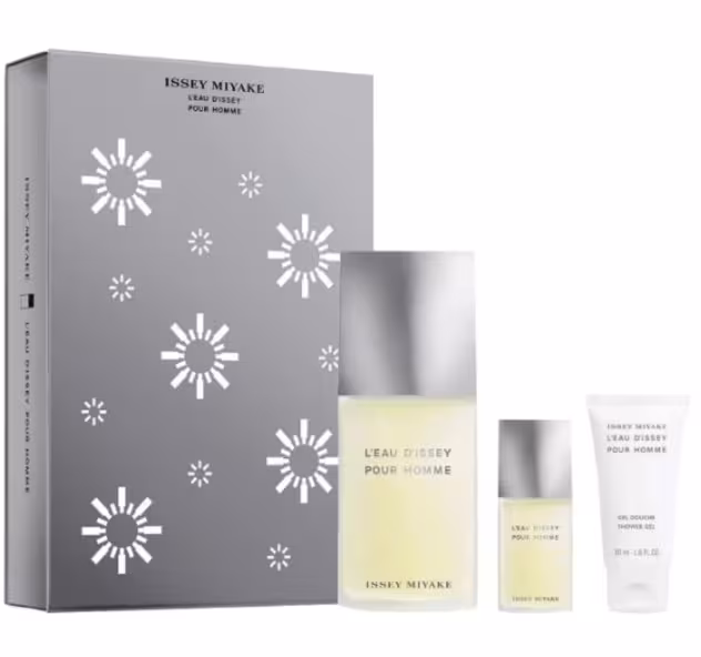Issey Miyake L`Eau D`Issey Pour Homme - EDT 125 ml + sprchový gél 50 ml + EDT 15 ml