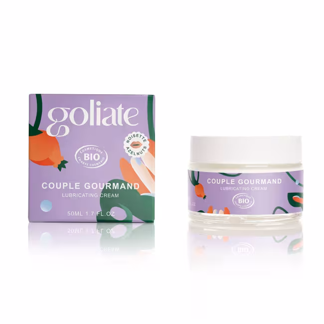 Goliate Jedlý masážny a lubrikačný krém 2v1 BIO Kokos (Lubricating Cream) 50 ml