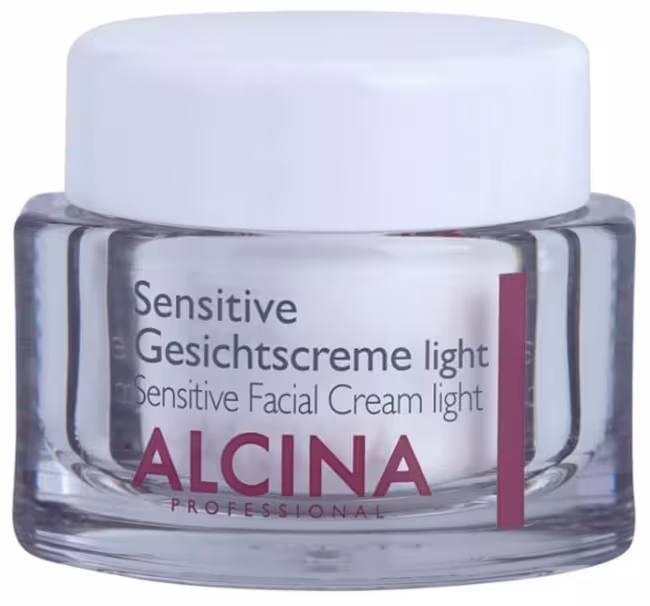 Alcina Jemný pleťový krém na upokojenie a posilnenie citlivej pleti (Sensitive Facial Cream Light) 50 ml