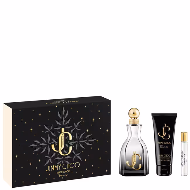Jimmy Choo I Want Choo Forever kazeta, EdP 100 ml + TM 100 ml + pafumovaná voda 7,5 ml