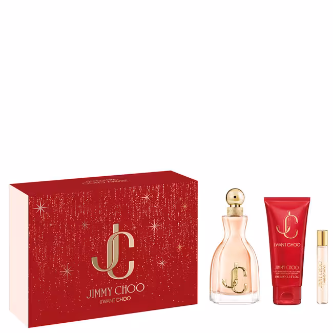Jimmy Choo I Want Choo kazeta, EdP 100 ml + TM 100 ml + pafumovaná voda 7,5 ml