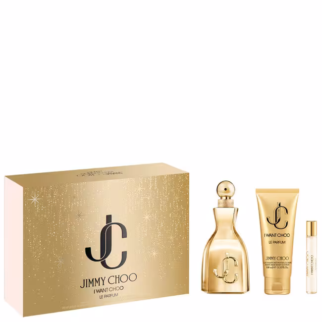 Jimmy Choo I Want Choo Le Parfum kazeta, parfum 100 ml + TM 100 ml + parfum 7,5 ml