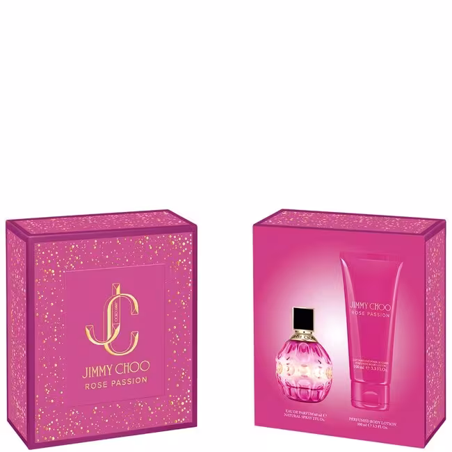 Jimmy Choo Rose Passion kazeta, EdP 60 ml + TM 100 ml