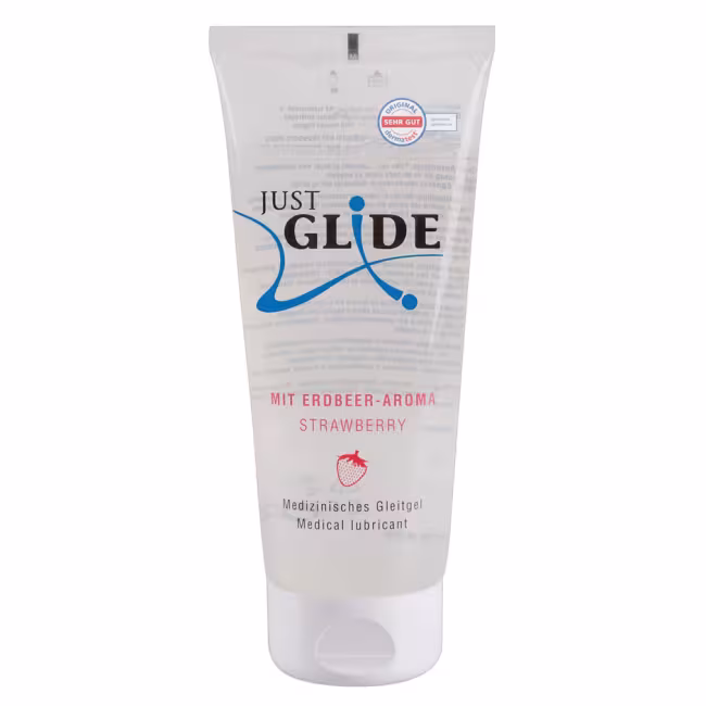 Just Glide Jahodový lubrikant 200 ml