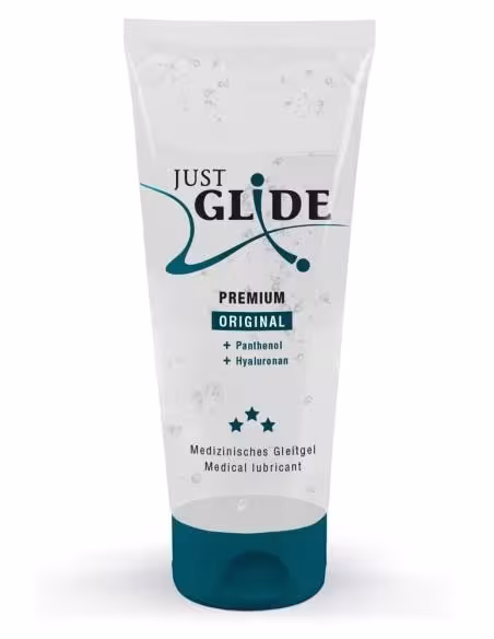 Just Glide Premium Original - lubrikant na vodnej báze - vegánsky - 200ml