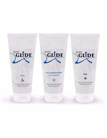 Just Glide - lubrikačný gél set - 3x200 ml