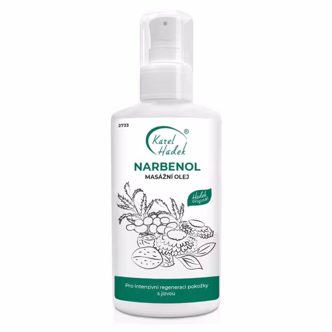 KAREL HADEK Telový olej Narbenol na odreniny a jazvy 100 ml