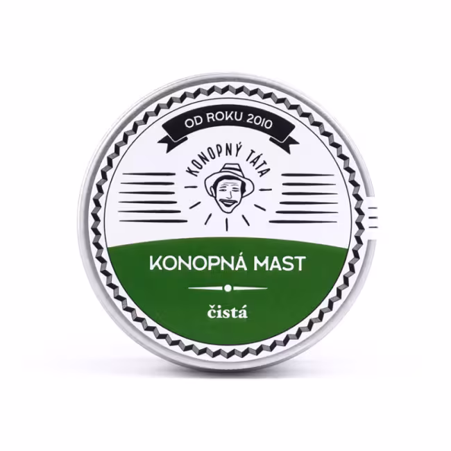 KONOPNÝ TÁTA Konopná masť čistá 80 ml