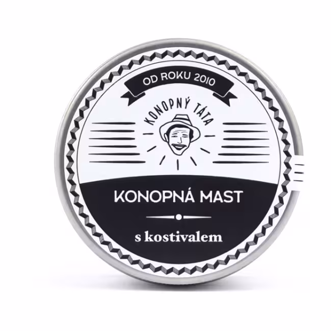 KONOPNÝ TÁTA Konopná masť s kostihojom 80 ml