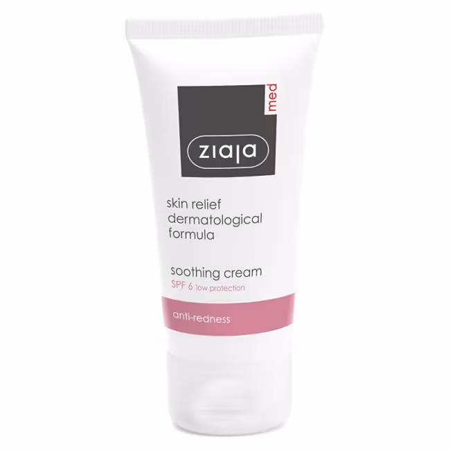 ZIAJA Med Upokojujúci krém proti začervenaniu pleti SPF 6 50 ml