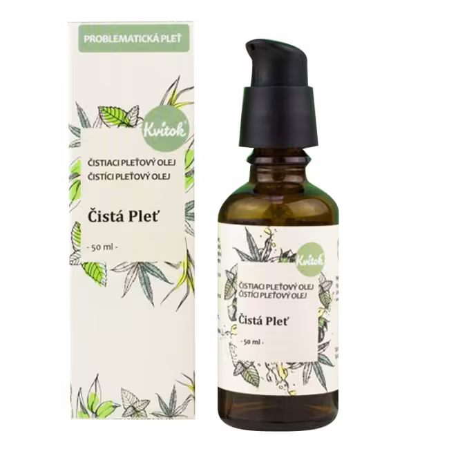KVITOK Čistiaci olej pre problematickú pleť 50 ml