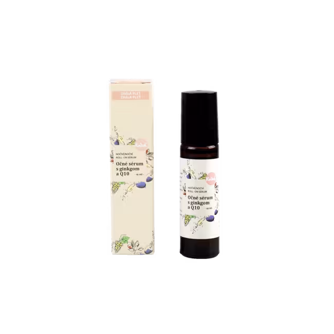 KVITOK Roll-on sérum nočné očné s Ginkgom a Q10 10 ml
