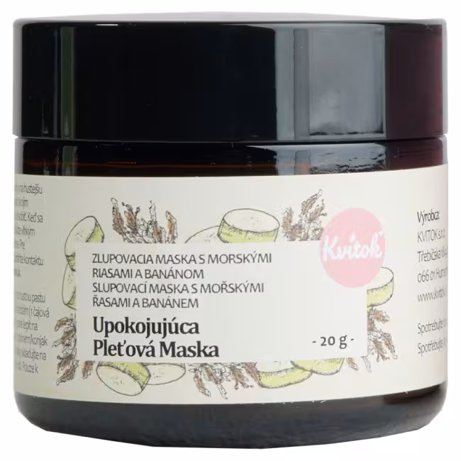 KVITOK Zlupovacia maska s banánom Ukľudňujúca 20 g