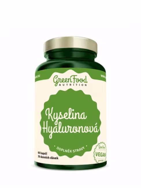 Kyselina Hyaluronová GREEN FOOD 60 kaps.
