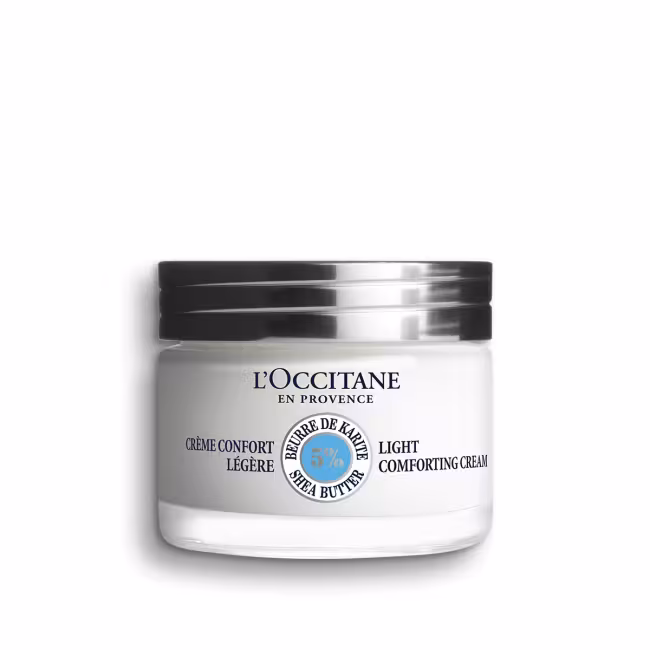 L'Occitane en Provence Jemný pleťový krém 5 % Shea Butter (Light Comforting Cream) 50 ml