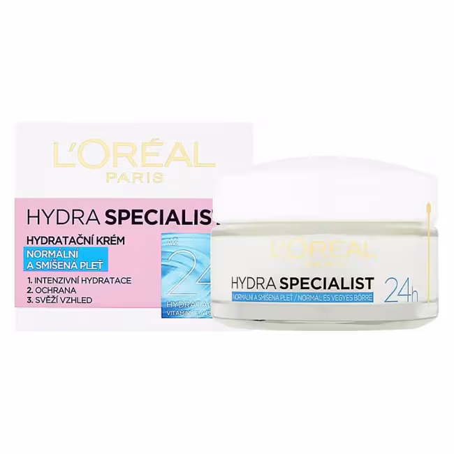 L'ORÉAL Hydra Specialist denný krém pre normálnu a zmiešanú pleť 50 ml
