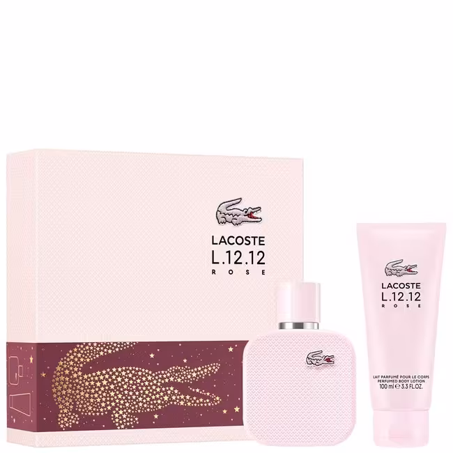 LACOSTE L.12.12 Rose kazeta, EdP 50 ml + TM 100 ml