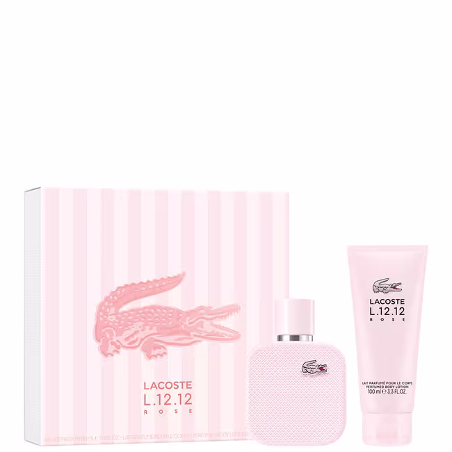 LACOSTE L.12.12 Rose kazeta, EdP 50 ml + TM 100 ml