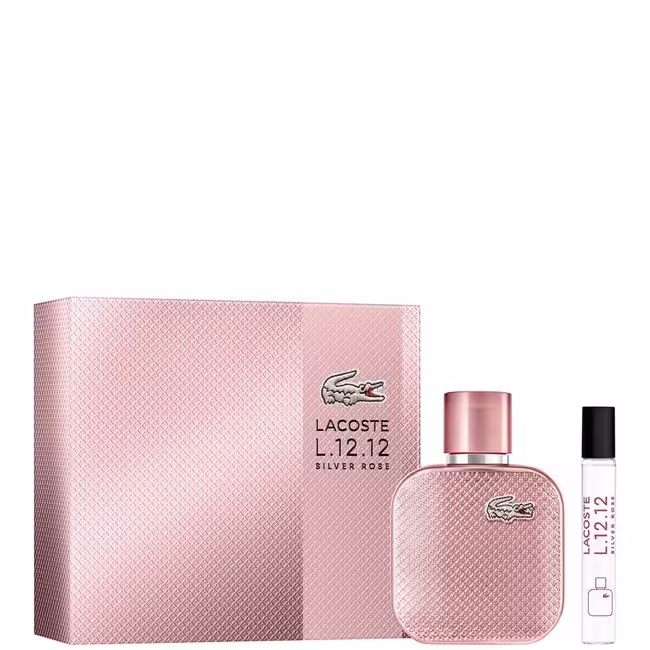 LACOSTE L.12.12 Silver Rose kazeta, EdP 50 ml + EdP 7,5 ml