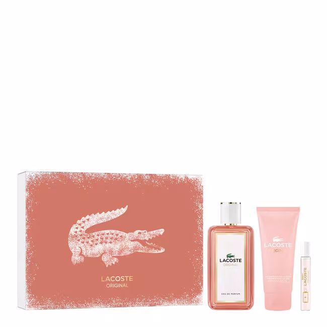 LACOSTE Original Pour Femme kazeta, EdP 100 ml + parffumovaná voda 7,5 ml + TM 100 ml