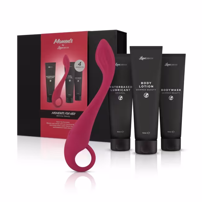 Darčeková sada LoveBoxxx Moment Box Women Shimmer Beauty červená